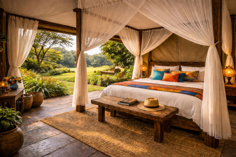 Luxury Safari Tent Interior